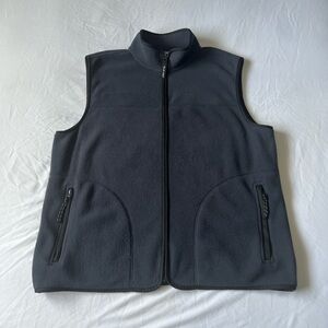 Old Navy Men's Charcoal Fleece Vest